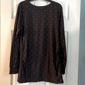 Maternity shirt tunic length